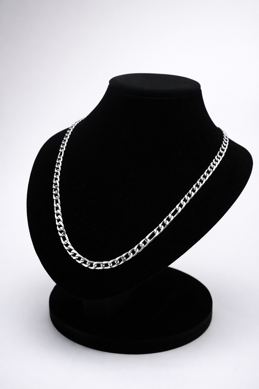 Cadena Cubana de Plata 925 | Estilo Clásico | 4–6 mm